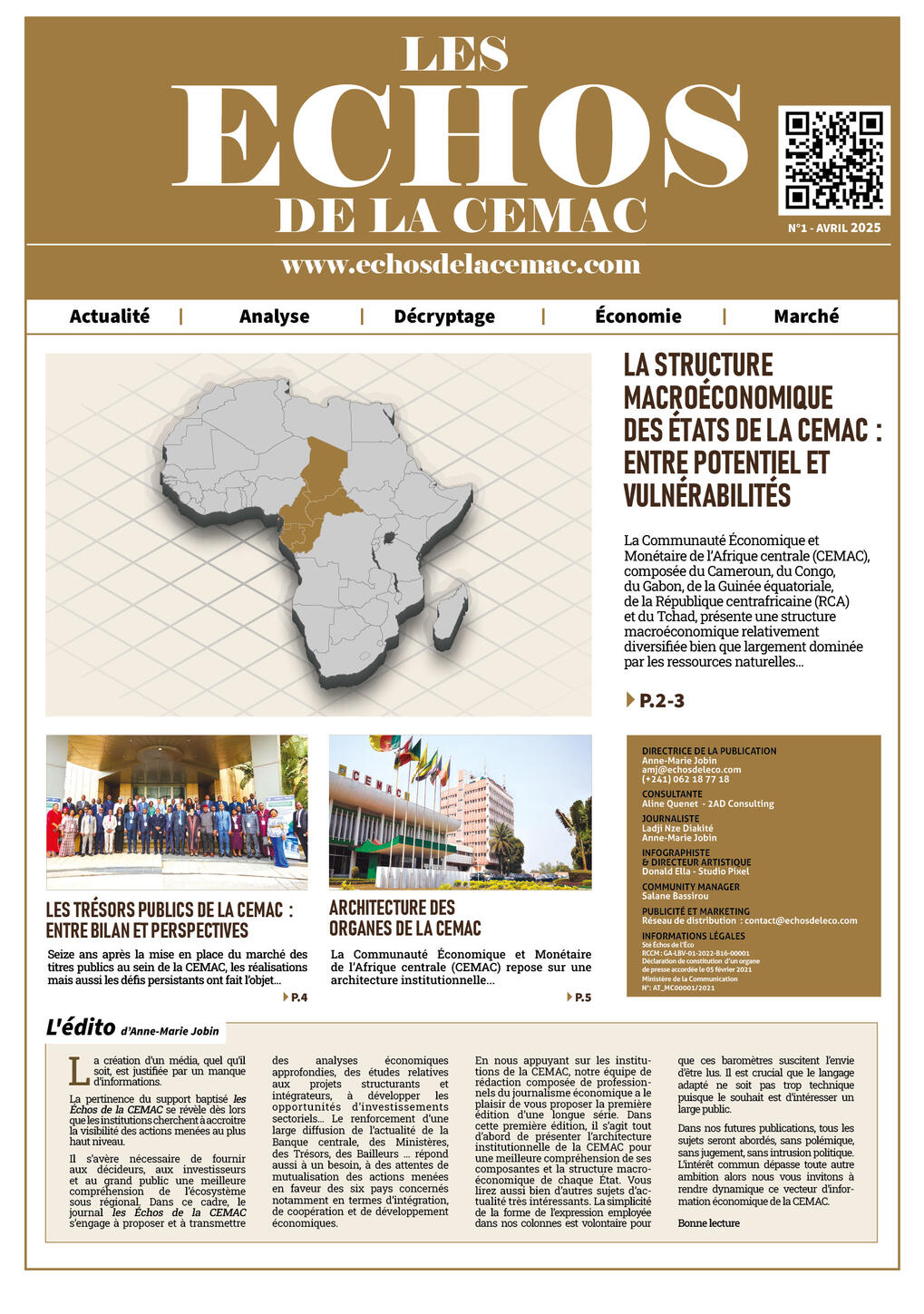 Echos de la Cemac n°1